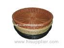 Round Woven Polypropylene Rattan Bread Basket , Eco-friendly Basket