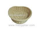 Handdweaved Heart- Shape Rattan Storage Basket Washable and Durable