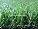Plastic Football Field Fake Turf , Soccer Artificial Grass 30mm Height