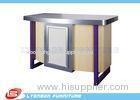 Store / Shop Cash Counter MDF Display SGS ISO , Laminated Melamine Finished