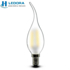 2W 360° E14 LED bulb C35 candle dimmable 115lm/w