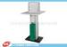 Public Place Service Advertisement Display Stands With White Green MDF