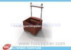 Melamine Finished MDF Store Shop Cash Counter Laminated With Custom Color