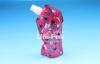 Personalized Plastic Water Bag / Reusable Liquid Storage Bag with Spout