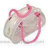 Lovely Hello Kitty Small Clear PVC Bag With Zipper For Swimwear