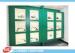 Green Painted Showcase Wood Display Cabinets For Mechanical Tools / 4200mm * 600mm *2400mm