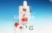 Healthy Laminated Plastic Water Bag Foldable 450ml With Carabiner , Non-toxic