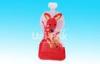 Attachable Plastic Water Bag For Child , outdoor Spout Pouch SGS approved