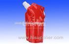 Colorful Printing Spouted Plastic Water Bag Flexible Water Pouch for Travel Drinking