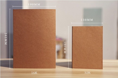 A4 A5 total kraft paper Sketch notebook