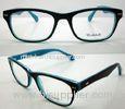 Blue Black Stylish Acetate Optical Frame For Women, Men 52-18-140mm