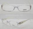 Hand Made Clear Unique Acetate Eyeglasses Frames With Demo Lens