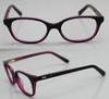 Rose Red Children Acetate Optical Eyeglass Frames for Oval Face
