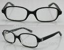 Black Hand Made Acetate Optical Rectangle Glasses Frames For Youth Boy