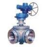 Pneumatic 3 Way Ball Valve For Pharmaceuticals , 150# - 2500# API 607 API 6D