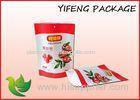 Reclosable Doypack Food Packaging Bags Gravure Printing Vinyl Bags With Zipper