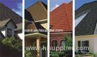 Shingle System Steel Roofing Tiles Green Color Coated , House Exterior Roofing Tiles