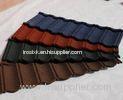 Grey Blue Roman Steel Roofing materials Tiles Color Coated For House roofing shingle , 1280mm * 380m