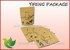 Stand Up Food Kraft Paper Bag With Zipper and Custom Printing