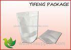 Stand Up Rice Paper bag / Kraft Paper Bag With Window and Zipper