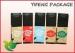 Foil Lined Coffee Tea Stand Up Paper Pouch Flat Bottom 9 Colors Custom Printed