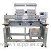 5" LCD Screen Flat Bed two head embroidery machine for T-shirt / hat