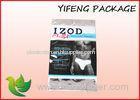 Underwear Zippered Sealed Foil Pouch Customized Garment Packaging Bags
