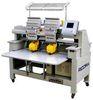 commercial digital Flat Bed Garment two head embroidery machine / equipment