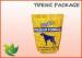 Custom Plastic Pet Food Bags Ziplock Side Gusset Pouch For Dog / Bird