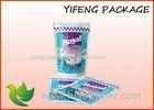 Customized PE Plastic Stand up Food Packaging Bags Snacks Nut Zip Top Pouch