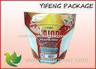 Stand Up Plastic Resealable Bag With Printing For Tobacco Packaging