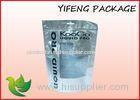 Bottom Gusset Plastic Resealable Bags Stand Up Zip Top Pouch For Garment Packaging