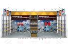 Fabric Background Exhibition Booth Displays , 10x20ft Booth For Trade Show