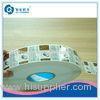 PP Copper Hot Stampig Self Adhesive Plastic Labels / Transparent Plastic Adhesive Roll label