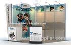 Custom Standard Exhibition Expo Booth Display , Fashion Fabric Trade Show Booths
