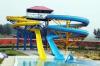 Custom Aqua Play Equipment Outdoor Twin Amusement Park Water Slides For Adults