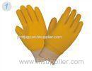 Abrasion Resistance Full Latex Coated Industrial Protective Gloves With Knitted Wrist