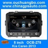 Ouchuango Audio stereo Autoradio GPS Navigation for Kia Caren 2013 DVD 3G Wifi S100 System