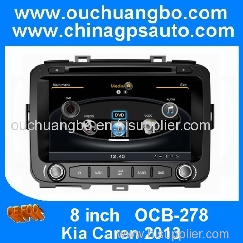 Ouchuango Audio stereo Autoradio GPS Navigation for Kia Caren 2013 DVD 3G Wifi S100 System