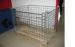warehouse cage trolley collapsible wire mesh containers