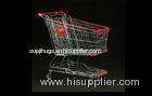 Chrome Plating Cold Wire Shopping Trolley With PVC / PU / TPR Wheel