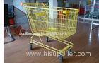 Yellow powder coating Wire Shopping carts Austrian design 180L