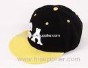 Stylish Outdoor Sport Snapback Baseball Caps with Yellow Peak