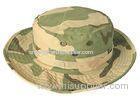 Air Permeability Matel Eye Camouflage Fisherman Hat With Adjustable String