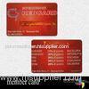Plastic Dual Interface PVC Smart Card Offset Printing Gold Hot Stamping