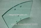 Low E Commercial Curved Tempered Glass For Skylight , Color Glazed , Heat Strengthened