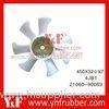 excavator engine parts replacement fan blades