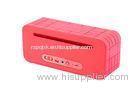 Red Hands free Active cellphone Bluetooth Cube Speakers of Zinc alloy