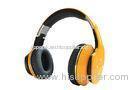 computer Hi Fi Collapsible wireless bluetooth stereo headset / Headphone With Mic