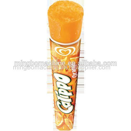 Calippo style ice lolly alumimum foil sealing machine